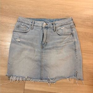 Denim Distressed Skirt size 10